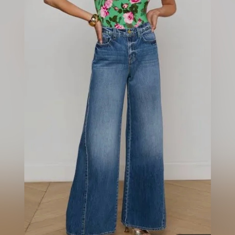 AG Adriano Goldschmied Flare Blue Jeans